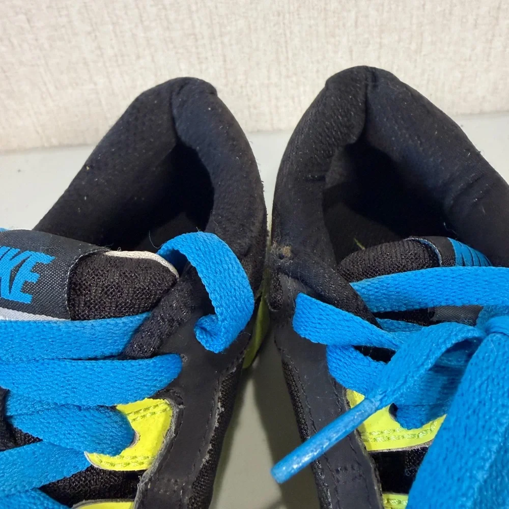 Nike Kids Black‎ and Neon Green Sneakers